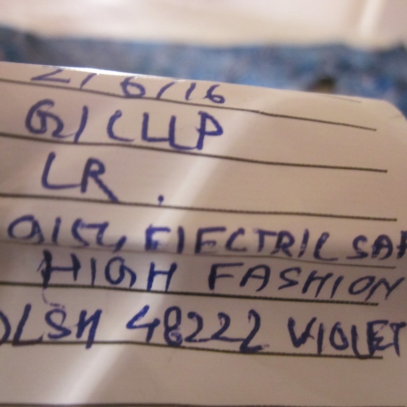 LOFT Blue Patterned Dress - Picture 8 of 8